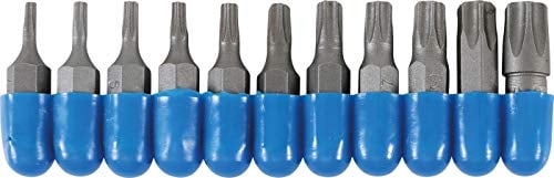 BGS 784 | Jeu d’embouts | 6,3 mm (1/4) | profil T (pour Torx) | 11 pièces