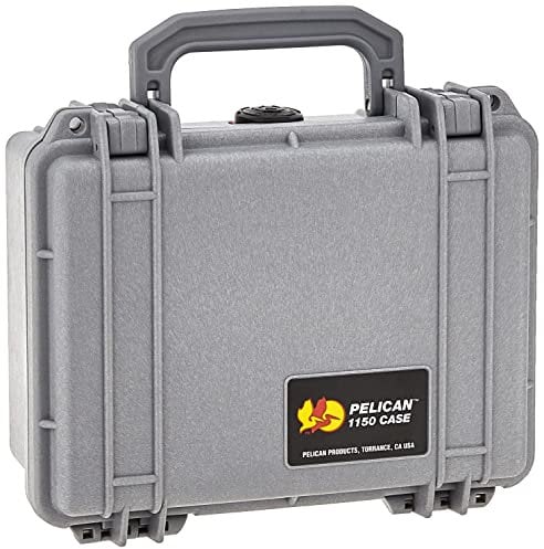 Pelican 1150 Camera Case With Foam (Silver)