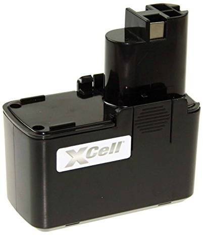 XCell Akku für Bosch PSB 9,6VES-2, ersetzt 2607335230 (Länge x Breite x Höhe 106 x 53 x 114 mm, Spannung 9,6 V, Gewicht 580 g, 3000 mAh, NI-MH-Akku) 118854