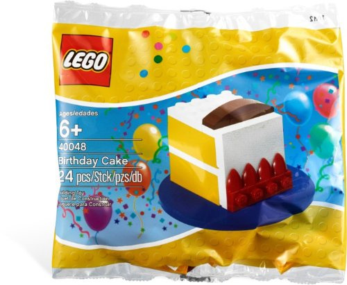 Exclusive LEGO 40048 Birthday Cake 80th Celebration Limited Edition