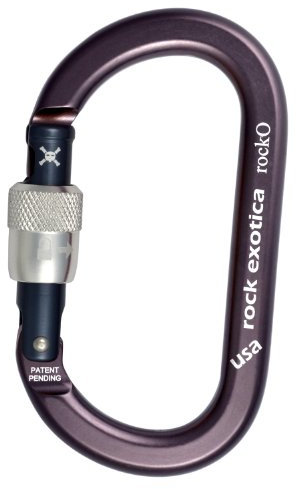 ROCK EXOTICA rockO Locking Carabiner - Screw-Lock