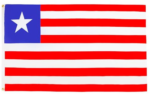 BANDIERA LIBERIA 90x60cm - BANDIERA LIBERIANA 60 x 90 cm - AZ FLAG