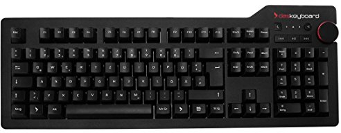 Das Keyboard 4 Professional : Cherry MX Brown Soft Clicky DE Layout (DASK4MKPROSIL-DE)