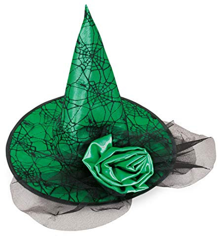 KarnevalsTeufel.de Hexenhut Fortuna Rose (Grün)