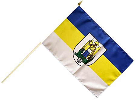 Flaggenfritze® Stockflagge Deutschland Stadt JENA - 30 x 45 cm
