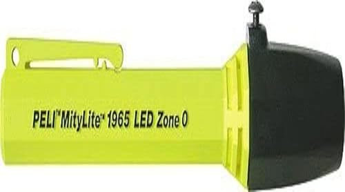 Peli 1965ZO Taschenlampe, ATEX Zone 0 Ex-Schutz LED-Taschenlampe, Widerstandsfähig und spritzwassergeschützt, Premium-Taschenlampe, Hohe Qualität für Industrie, Handwerker, Feuerwehr, Farbe: Gelb