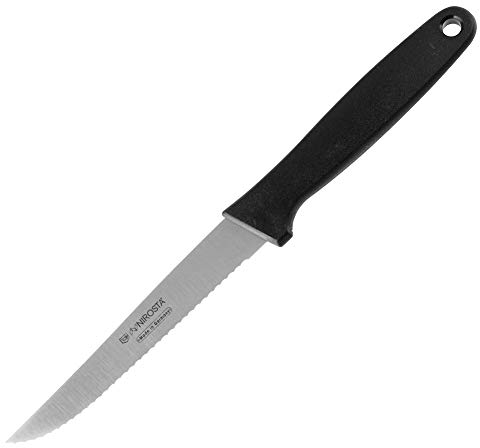 Nirosta La Cuisine, Coltello da Pomodoro, 21 cm, Colore: Nero e Argento