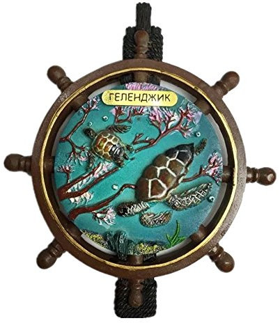 Schwarzes Meer Russland Keramik 3D starker Kühlschrankmagnet Souvenir Touristengeschenk Chinesischer Magnet Handarbeit Handwerk Kreative Haus und Küche Dekoration Magnetischer Aufkleber