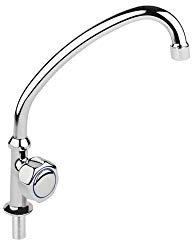 RUBINETTO CUCINA A COLONNA CON MANOPOLA SOLO ACQUA FREDDA 1/2