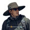 Cooltto Sun Hats for Men/Women with UPF 50+ UV Protection, Wide Brim Waterproof Breathable for Cycling, Fishing, Hiking, Golf, Climbing, Safari, Boating, Gardening and Other Outdoor Sports Army Green