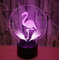 Xdorra 3D Flamingo Nachtlichter, LED-Lampe für Kinder, 7 Farben Tisch Schreibtischlampen Geschenk für Mädchen, Baby Schlafzimmer schlafen, Geburtstag Party Urlaub Geschenke