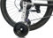 MOSHAY Roll-Over-Bild zum Vergrößern von Fahrrad-Trainingsrädern, passend für 40,6 cm, 45,7 cm, 50,8 cm, 55,9 cm, 55,9 cm, 61 cm (24 Zoll)
