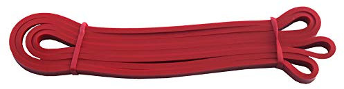 Lisaro Resistance Band in verschiedenen Stärken – Trainingsband, Latex Pull Up Fitnessbänder, Widerstand-Bänder, Trainingsbänder, Gymnastikband. Powerband. (Rot 13mm stärke)