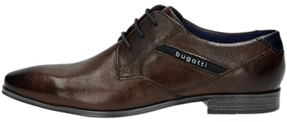 bugatti Herren Businessschuhe, Männer Business Schnürer,schnürschuhe,Anzugschuhe,Derby schnürung,Office,büro,Freizeit,braun (6000),40 EU / 6 UK