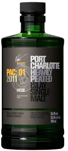 Port Charlotte PAC:01 Heavily Peated Islay Single Malt 56,1% in Tinbox Whisky (1 x 0.7 l)