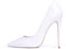Zhabtuc Scarpe con Tacco a Spillo Donna, Sexy Scarpe Décolleté 12cm Tacchi Alti Classici a Punta Pelle Verniciata Bianco Taglia 37 EU (7 US)