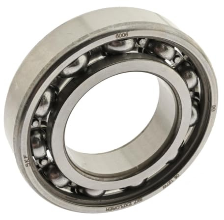 SKF Rillenkugellager, DIN 625, 25 x 52 x 15 mm, Bauform offen Lagertyp: 6205