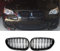 Gangying E60 Nieren Schwarz Kühlergrill Streifen passend für BMW 5er E60 E61 M5 2003–2009 E60 E61 Grill Nieren Kühlergrill Vorne(Doppellamellen glänzend schwarz)