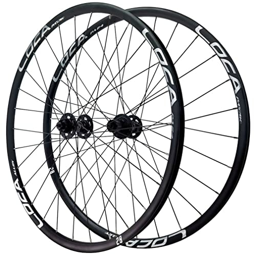 LAVSENA Mountainbike Laufradsatz 26/27.5/29 Zoll MTB Fahrrad Centerlock Scheibenbremsen Laufrads Felge Schnellspanner Nabe 28 Loch Für 7/8/9/10/11/12 Geschwindigkeit Kassette