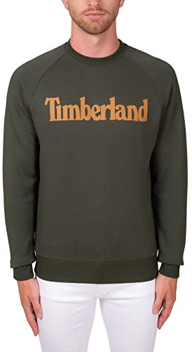 Timberland Herren Northwood TFO Wordmark Logo Brushback Crew Neck Duffel Bag Kapuzenpullover