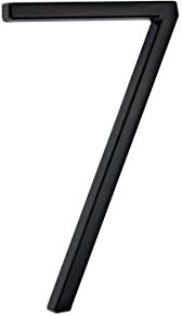 Numéros de maison flottants de 12.5 cm/6in de hauteur - Numéros de porte noirs - Grand numéro de porte - Panneaux de maison(7)