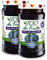 Menz&Gasser, Composta di Mirtilli Neri 100Dafrutta, 100% Frutta IQF di Alta Qualità, 100% Made in Italy, Naturalmente Senza Glutine, Vegan, 2 Vasi x 240 g