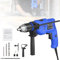 Qimu 850W Power Electric Hammer Drill, 2 in 1 Function Rotary Hammer Drill, Variable Speed with Impact Drill Bits, 13mm Metal Chuck, Depth Gauge, Chuck Key Impact Electric Hammer Gun for Home, DIY