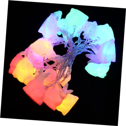 1 Satz Saite Kaninchen-lichterketten Feenvorhanglichter Hochzeitsdekoration Outdoor-dekor Gastgeschenke Für Ostern Vorhanglichter Im Freien Raumlicht P.s Hase Dekorative Lichter