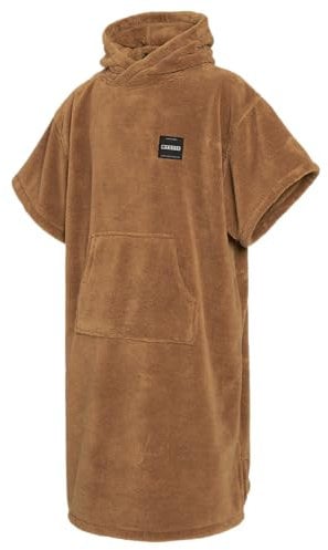 MYSTIC Poncho Teddy - Slate Brown