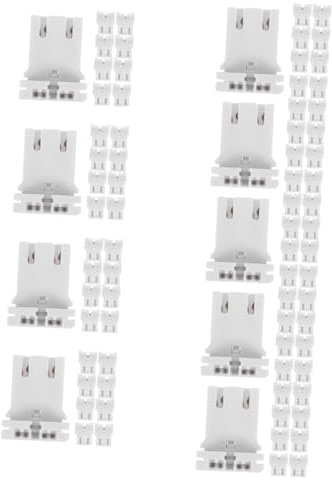 OSALADI 90stücke Fluorescent Lamp Holder Förmige Fassung Für Einfache Installation Büro Zuhause Keller Und Kleiderschränke