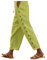 Trainingshose Damen,Leinenhose Damen Sommer,Leinenhosen Damen Sommer 2024 Gestreift Lässig Elastisch Hohe Taille Gerades Bein Locker Boho Trendy Hose mit Taschen,Grün,L
