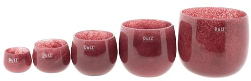 Dutz Pot Rasperry | Verschiedene Grössen | mundgeblasenes Glas (H 14 D 16 cm)