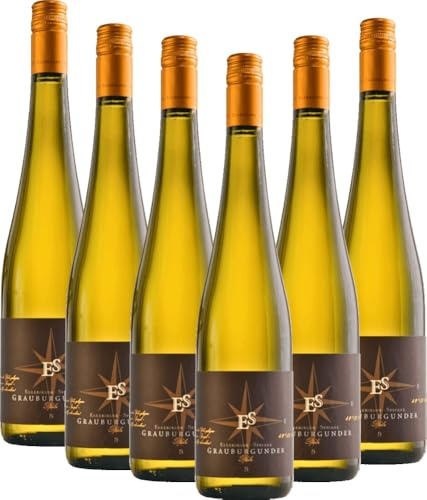 Grauburgunder Goldkapsel - Ellermann-Spiegel - 6x Vorteilspaket