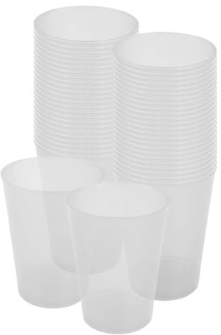 AC ALL CATERING Vasos de Sidra de Plástico Transparente Reutilizables y Reciclables para Fiestas, Eventos y Barbacoas - Aptos para lavavajillas - 450 unidades.