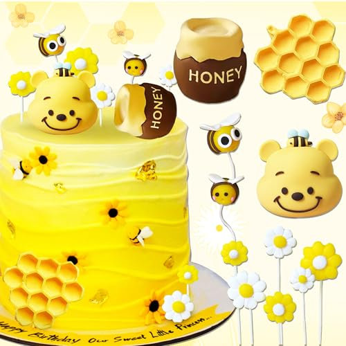 Roaring Good Time Hummel Kuchendekoration Bären BabyDusche Kuchendekoration Fun to Bee One Cake Topper Hummel Party Favors Supplies
