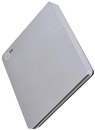 jojofuny 1satz Externes USB Cd DVD- Mit Dual-Interface Multifunktionaler Cd- Für Laptop Und Desktop Tragbar Silberfarben Für Home Office Und
