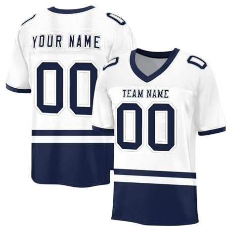 Custom Shirt American Football Trikot Rugby T-Shirt Baseball-Druck Fussball Trikot T-Shirt Baseball-Druck Trikot Damen American Football Kostüm Damen American Football Kostüm
