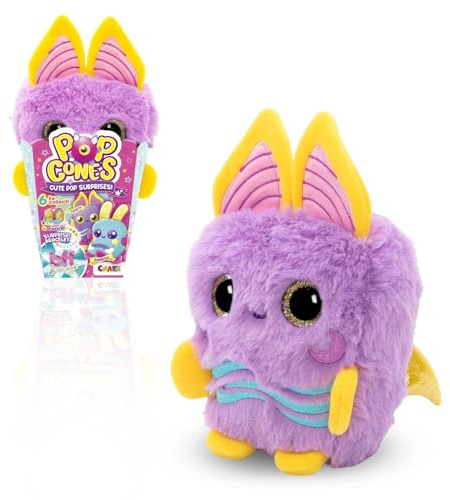 CRAZE Pop Cones Twisty Plush – Kawaii Plushy in Popcorn Box with Exclusive BFF Bracelet – Cute Plushies & Soft Plushes