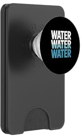 Drink Water Hydrate H20 Ocean River PopSockets PopWallet für MagSafe