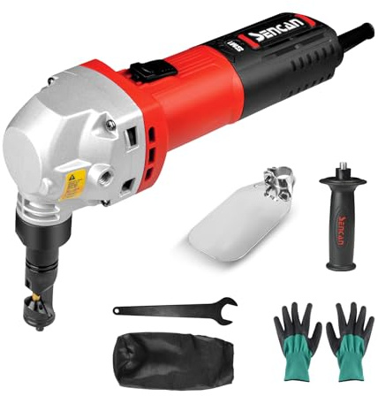 16 Gauge Sheet Metal Cutter 1900RPM Brushless Motor | Replaced Blades for Cutting Aluminium, 110V Stainless Steel, Plastic,with 1 additional cutter accessories