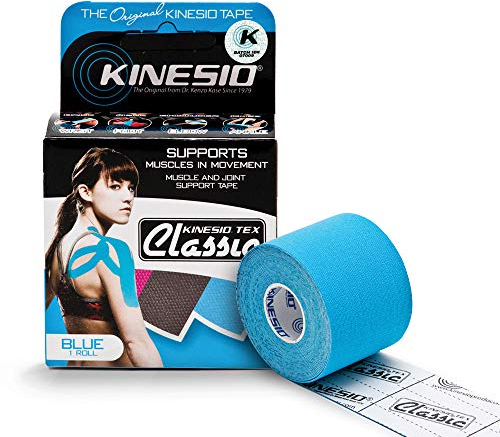 Kinesio Erwachsene Tape Classic Einzelrolle, Blau, 5 x 400 cm, KIN/008