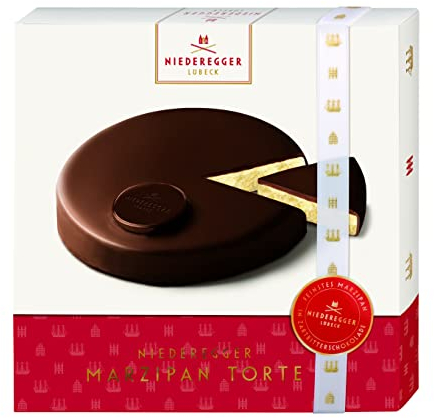 Niederegger saftige Marzipan Torte Zartbitter Schokolade 185g