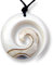 Island Piercings Handgefertigter Amulett Anhänger Spirale im Maori Koru Design inkl. Band PB144