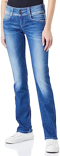 Pepe Jeans Damen Gen Straight Jeans, 000denim (D45), 31W / 34L