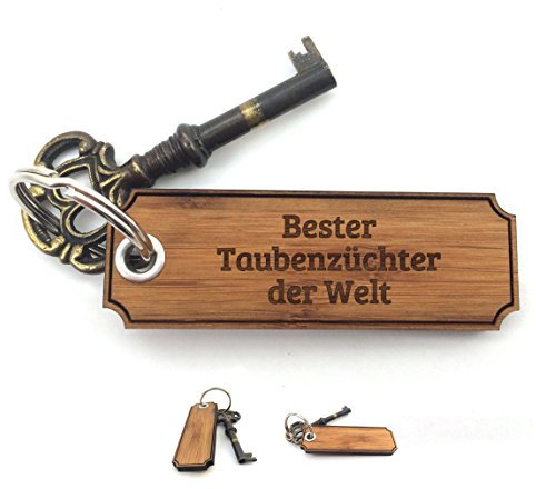 Mr. & Mrs. Panda Schlüsselanhänger Taubenzüchter - Geschenk, Schenken, Rente, Geschenke, Taschenanhänger, Berufsschule, Abschied, Glücksbringer,