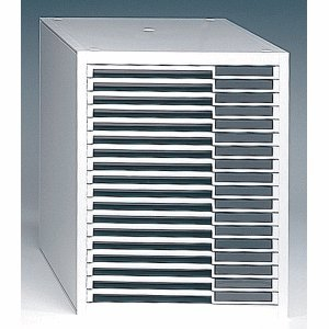 Styro Schubladenbox styrokay 18 Schübe 11mm Front offen weiß