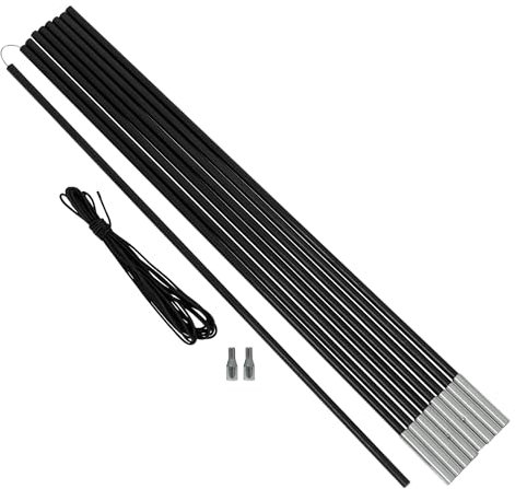 Adtrek Fibreglass Replacement Shock Corded Pole Kit Camping Tent Repair