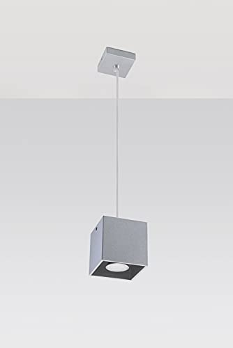 Licht-Erlebnisse Bauhaus Pendelleuchte (Bauhaus, Rechteckiger Schirm) Schreibtischlampe Innenleuchte Bürotischleuchte Hängeleuchte Hängelampe Pendellampe