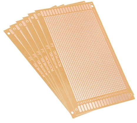 sourcing map 6pcs 9x15cm Einseitige Universalpapier gedruckt Leiterplatte Dicke 1,0mm DE de
