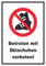 HB-Druck Betreten mit Skischuhen verboten! Schild A5 (148x210mm)